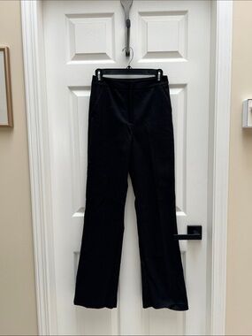 OAK+FORT Black Women's High Waisted Straight-Leg Pants
